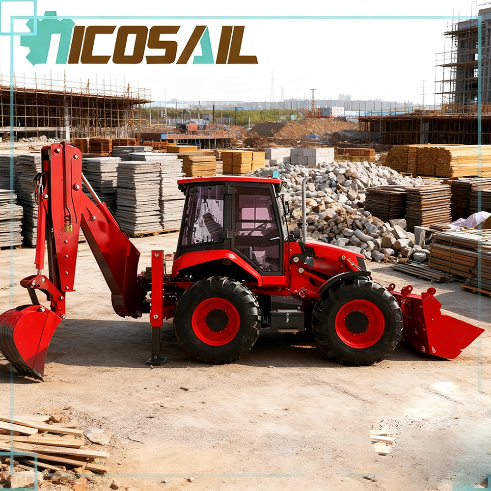 Wheel Loader - Hot selling four-wheel drive mini backhoe