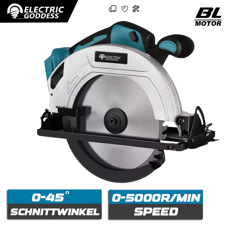 Electric Concrete Cutter - 5/7 Inch Brushless Electric Circular Saw