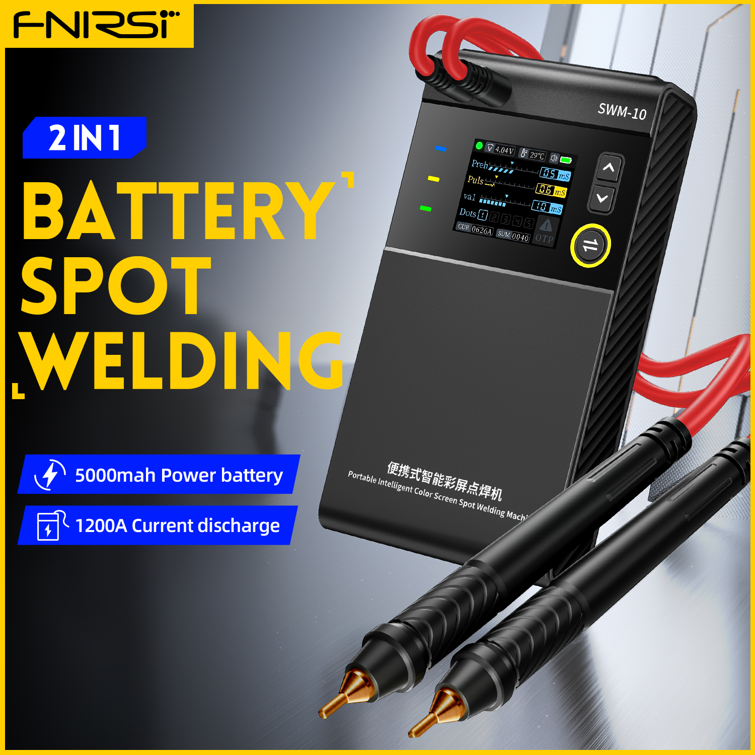 FNIRSI SWM-10 Handheld Battery - đánh giá và giá Portable Welding Generator