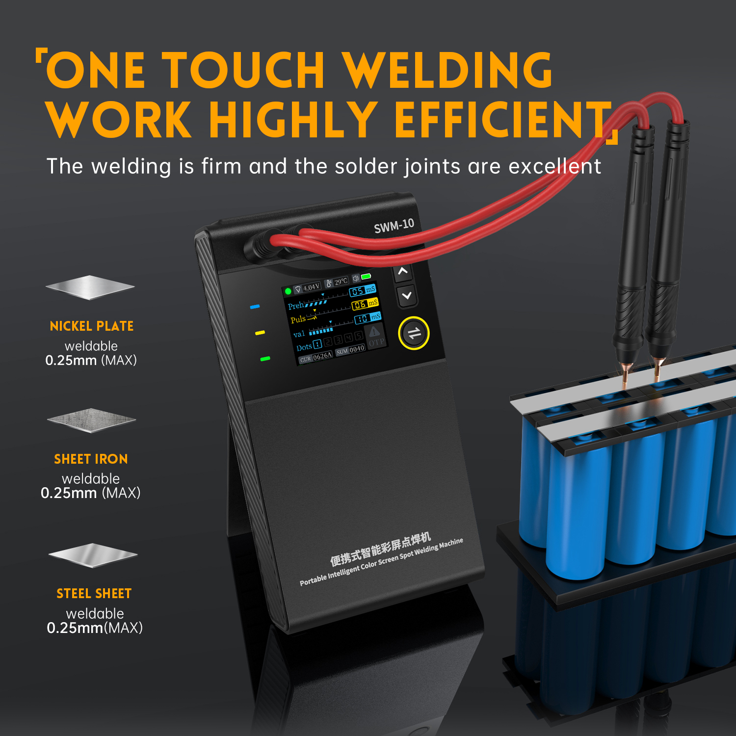 FNIRSI SWM-10 Handheld Battery - đánh giá và giá Portable Welding Generator