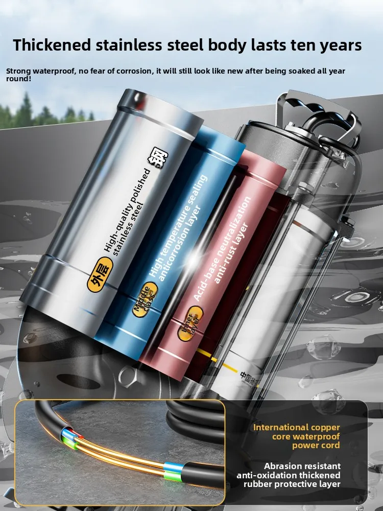 220V household cutting sewage  - đánh giá và giá Submersible Pump Sewage