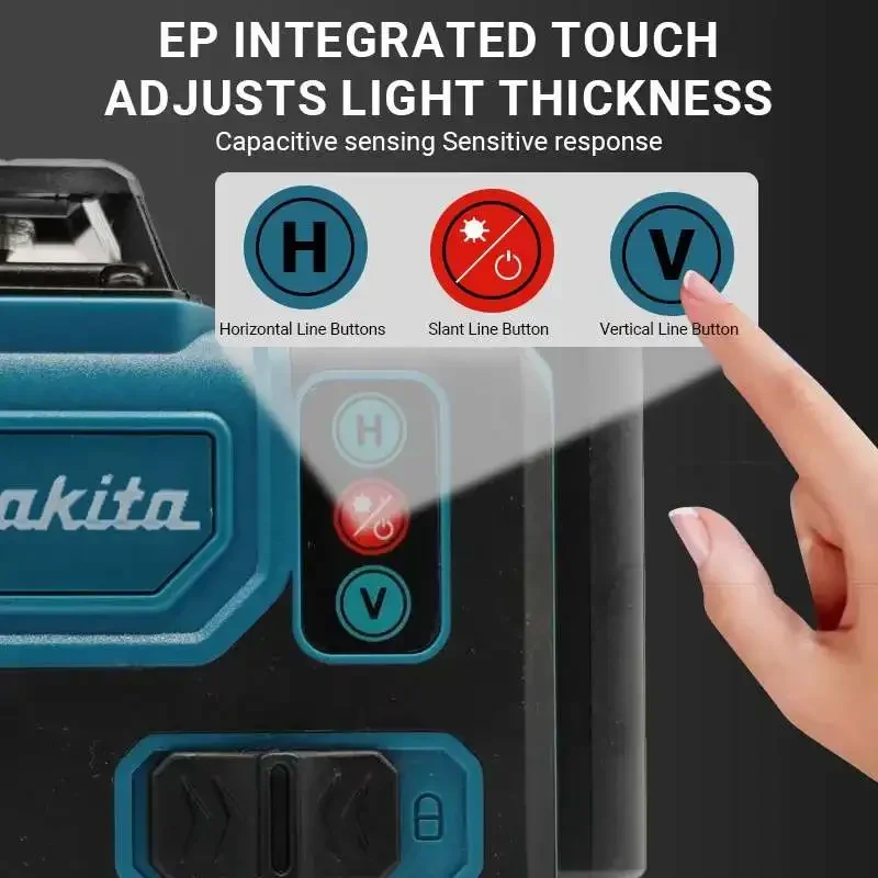 Makita 18V Battery,16Lines4D G - đánh giá và giá Laser Level Rotary