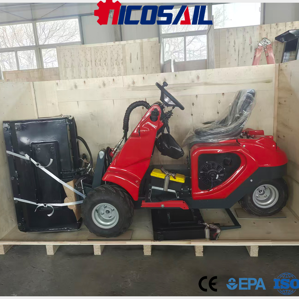 Mini Skid Steer Loader 3-Wheel - đánh giá và giá Wheel Loader