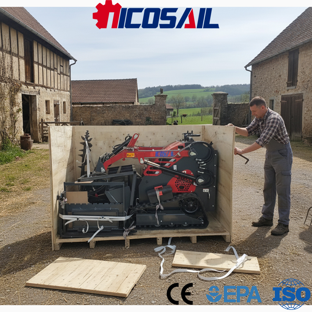 Custom Mini Skid Steer Loader  - đánh giá và giá Wheel Loader