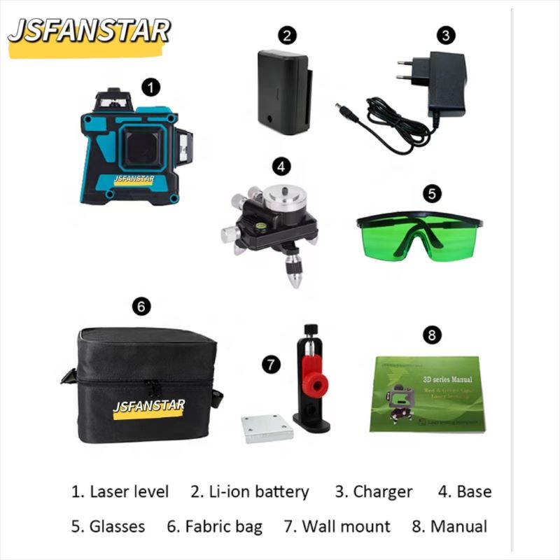 ATV3d 12 Lines Rechargeable Li - đánh giá và giá Laser Level Rotary