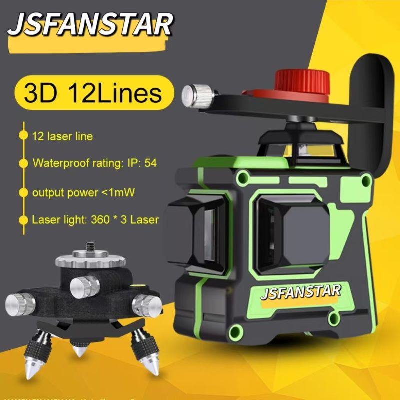 ATV3d 12 Lines Rechargeable Li - đánh giá và giá Laser Level Rotary